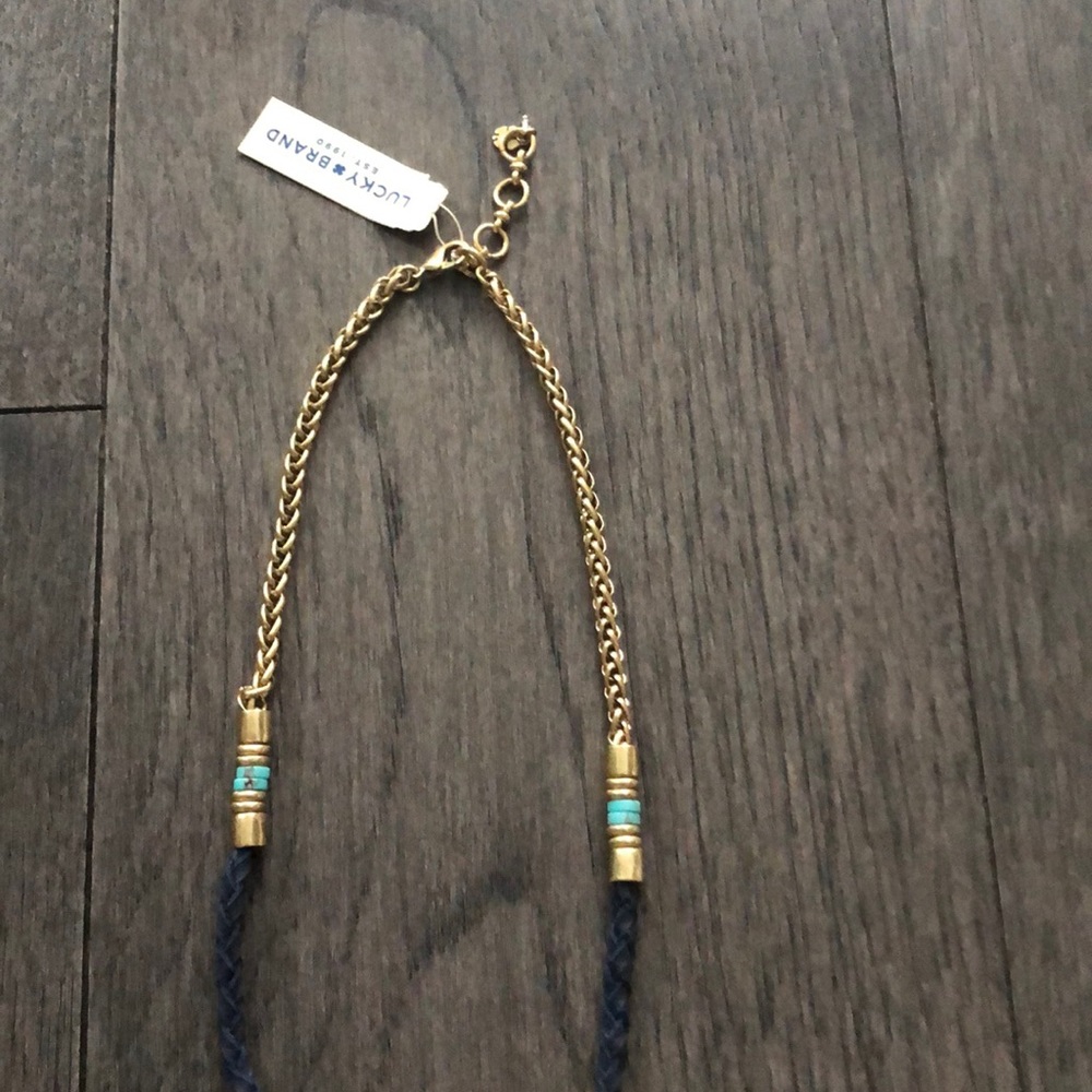 💖HP 3/14💖Lucky Brand turquoise stone necklace - Picture 6 of 7